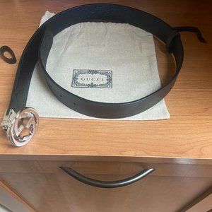 Gucci Men's Reversible Belt - Black / Brown